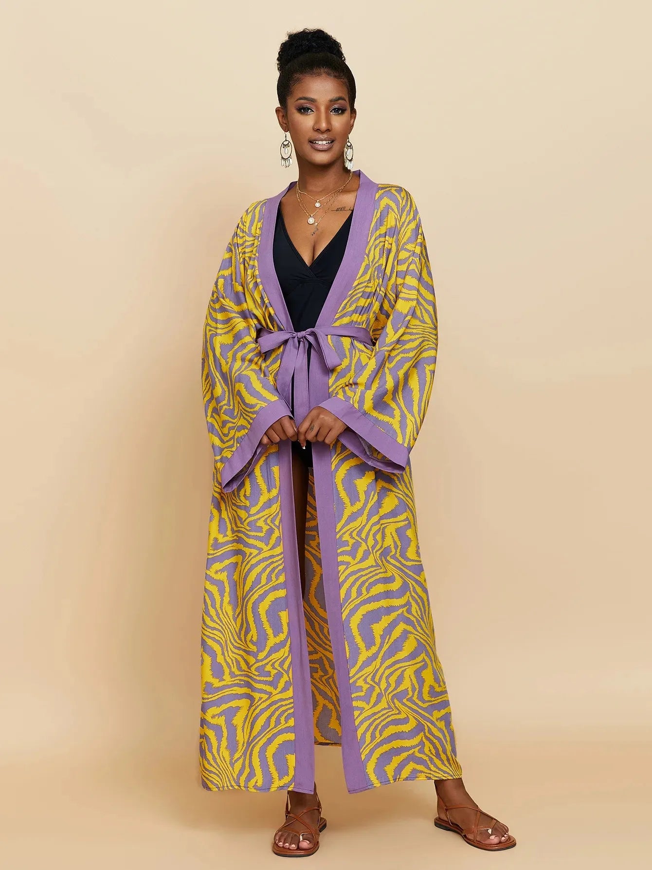 Kimono Femme en Pagne Cool