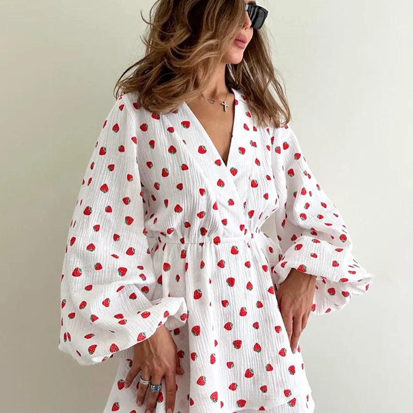 Petite Robe Kimono en Coton femme