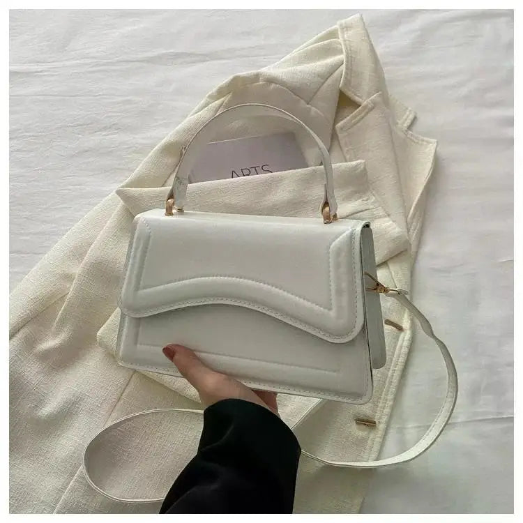 Sac à Main Tendance en Cuir Blanc