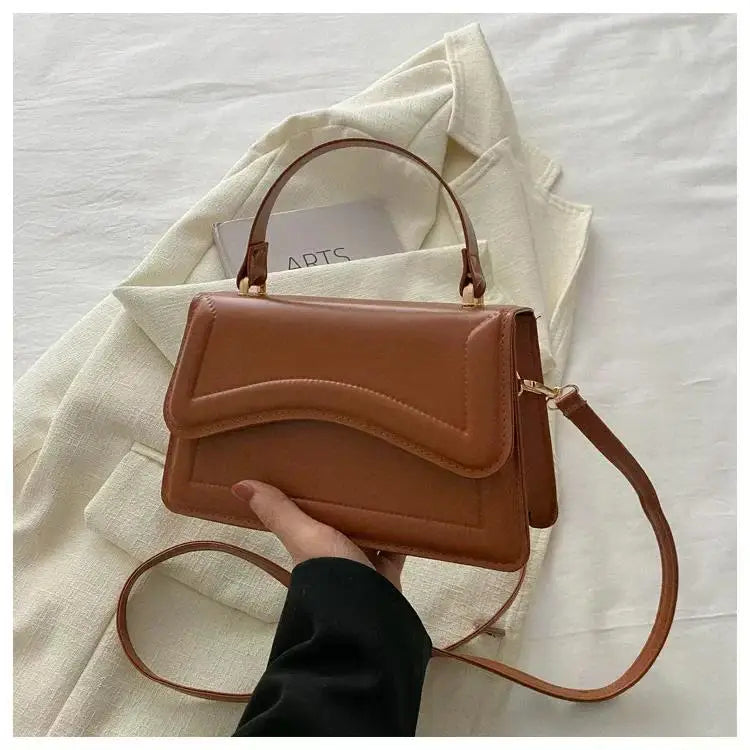 Sac à Main Tendance en Cuir Marron