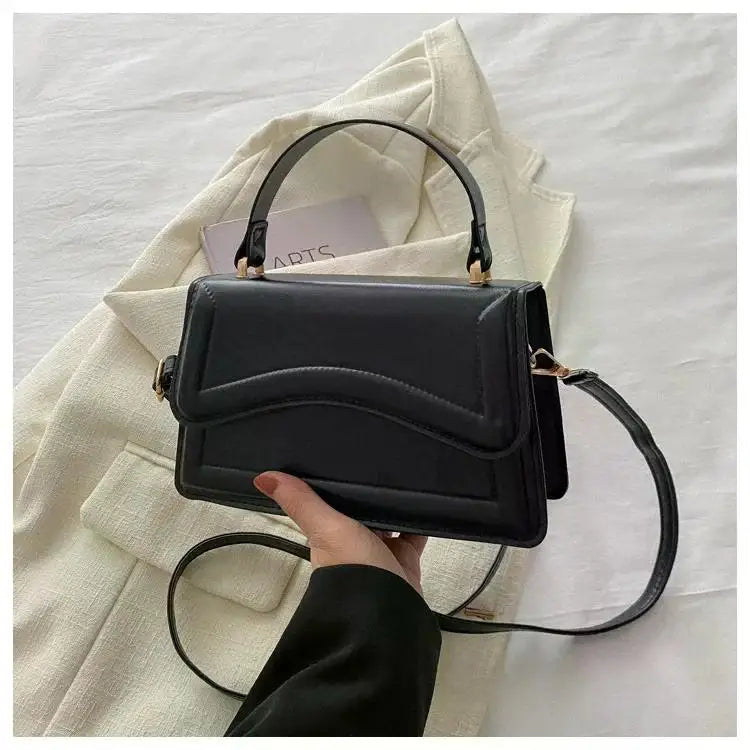 Sac à Main Tendance en Cuir Noir
