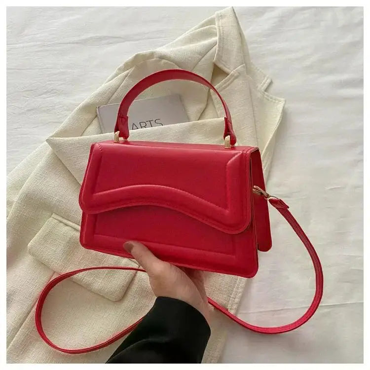 Sac à Main Tendance en Cuir Rouge