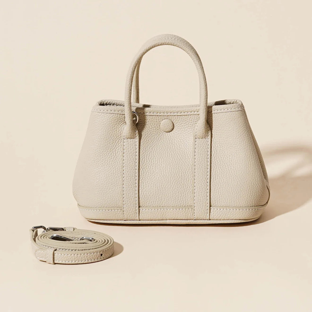 Sac en Cuir Femme Blanc