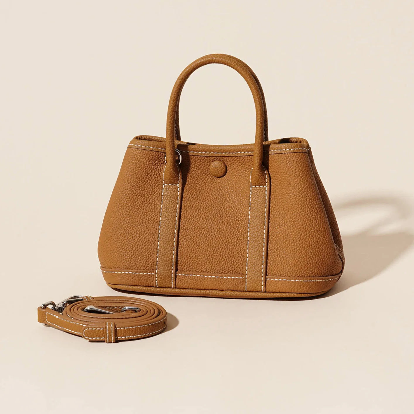 Sac en Cuir Femme Marron
