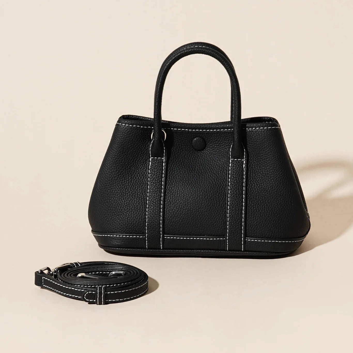 Sac en Cuir Femme Noir