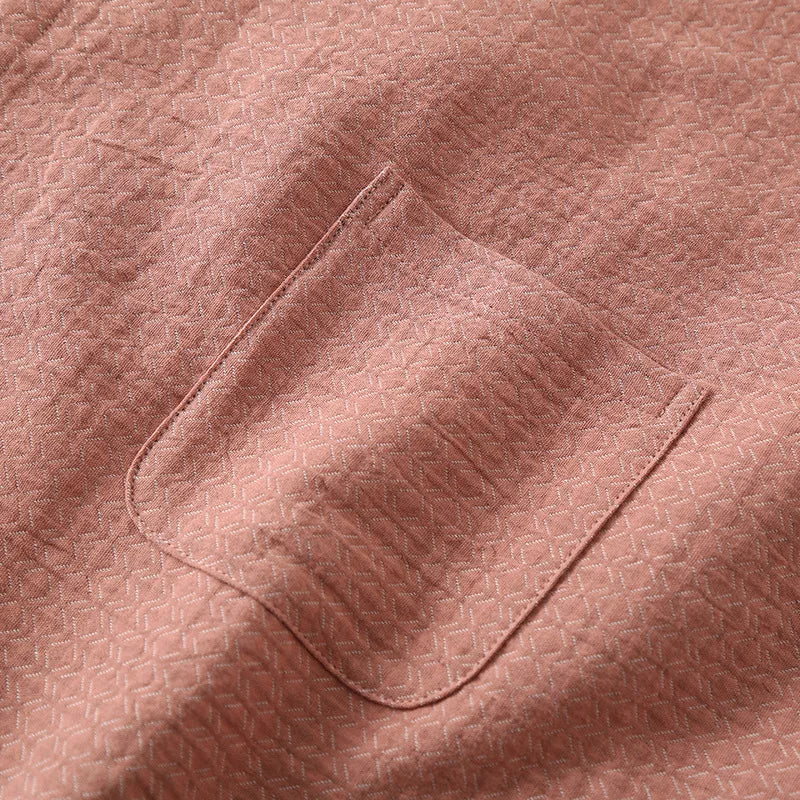 Pyjama Kimono Chaud Rose avec poche
