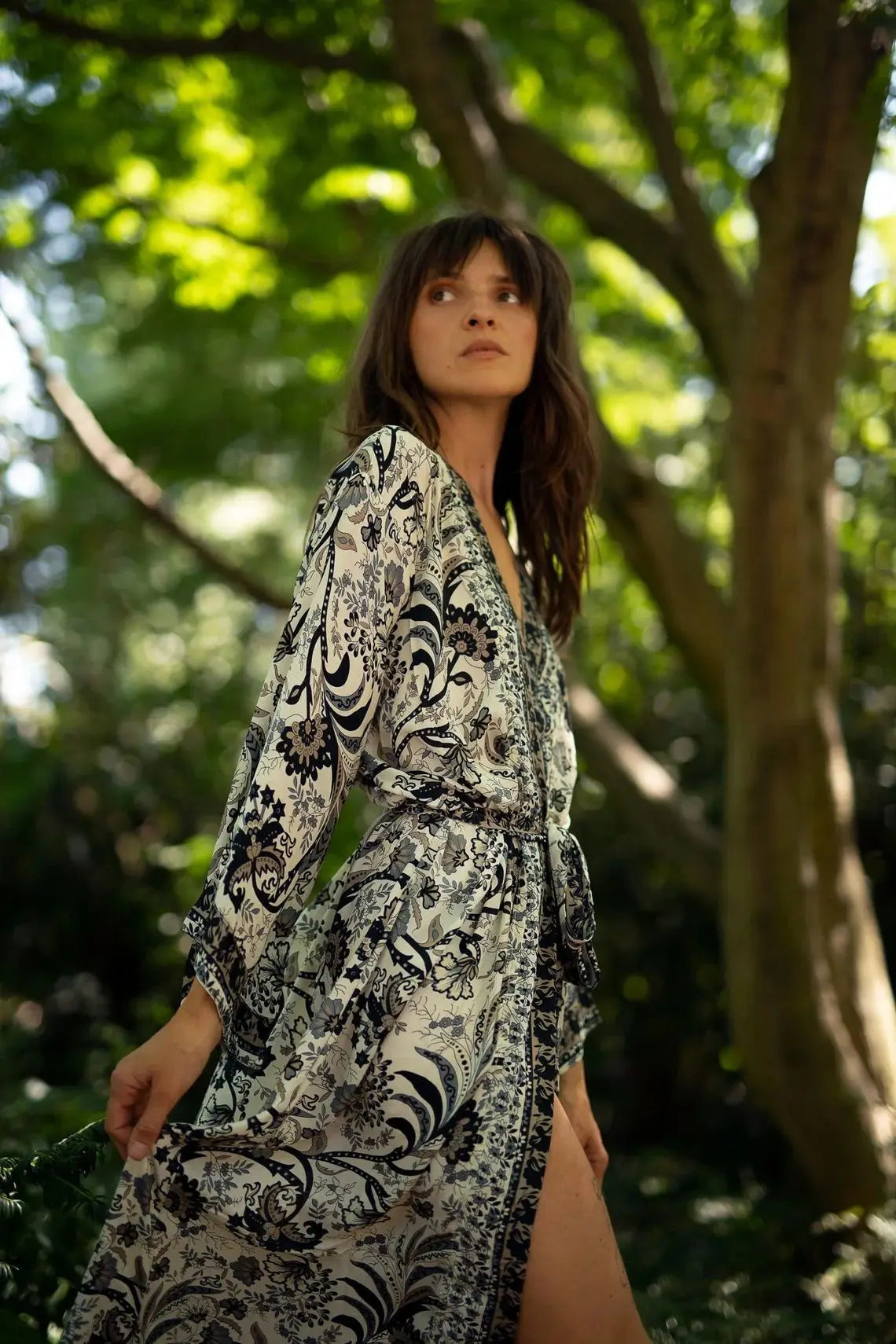 Robe Kimono Soie Stylé