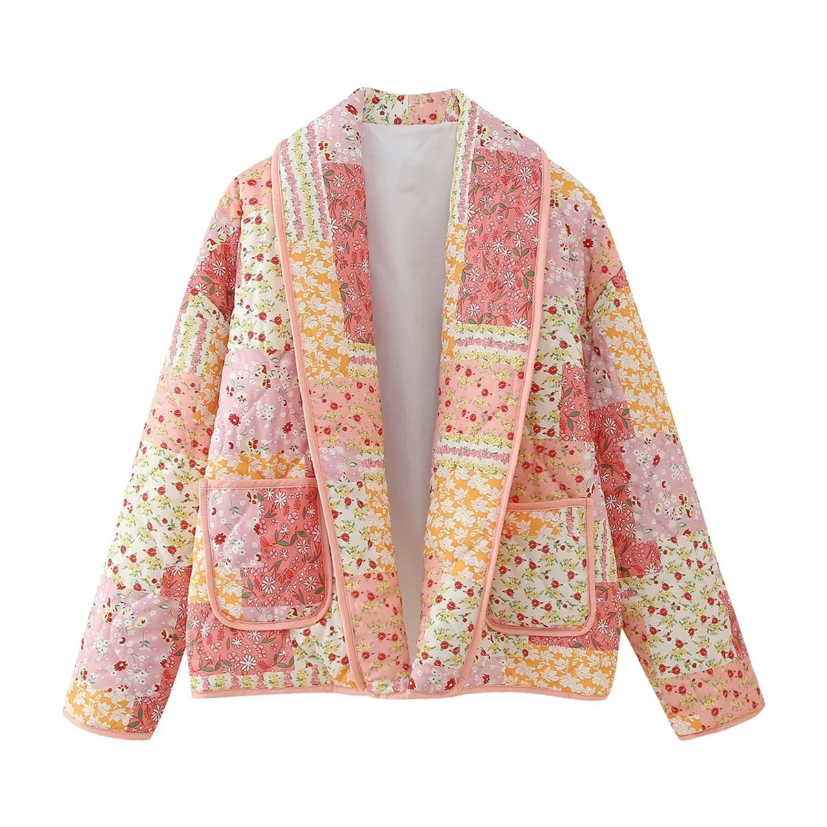 Veste Kimono Fleurie Chaude Original