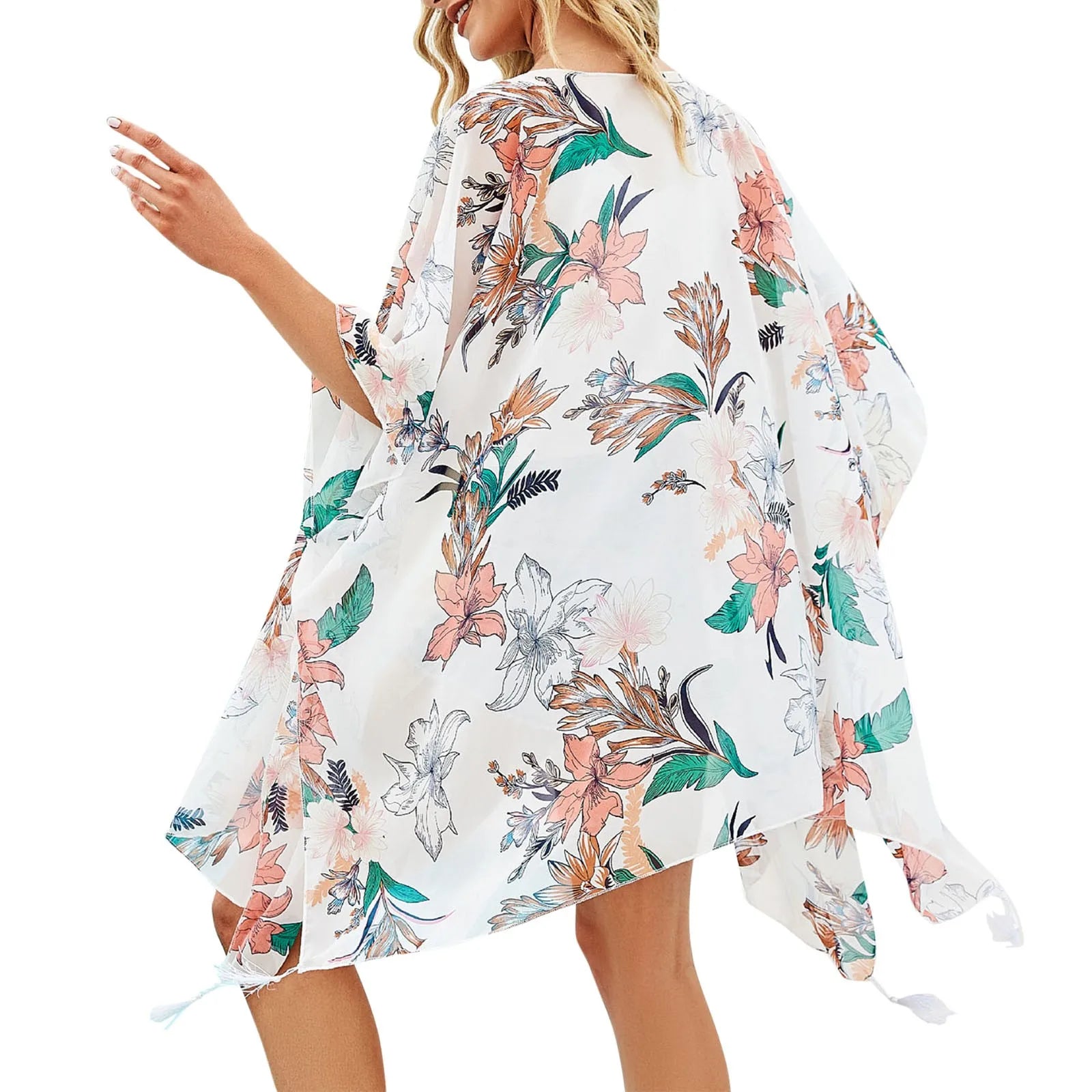 Kimono Fleuri Léger imprimé