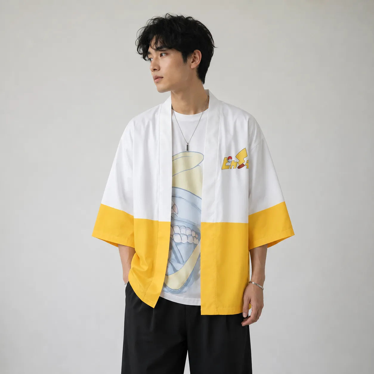 Veste Kimono Court Pika