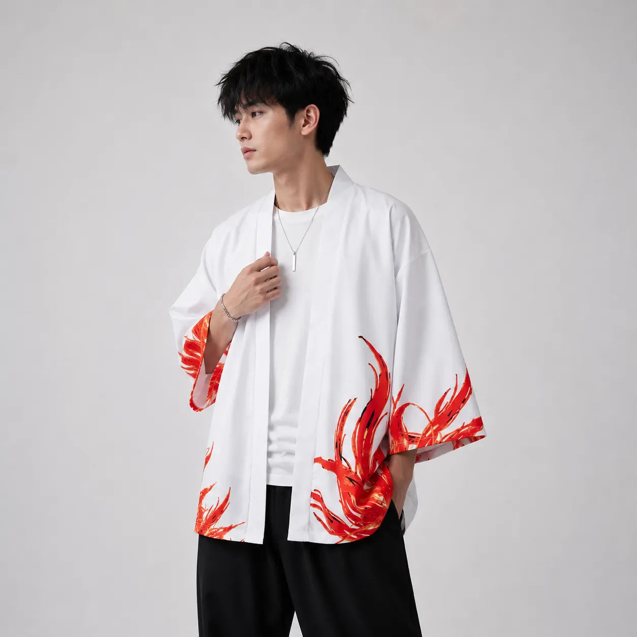 Veste Kimono Courte Phoenix