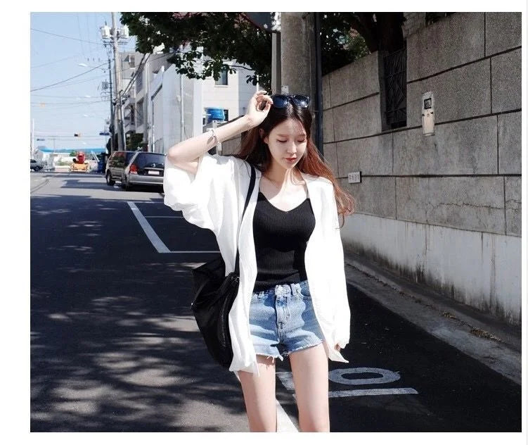 Veste Kimono Femme Blanc