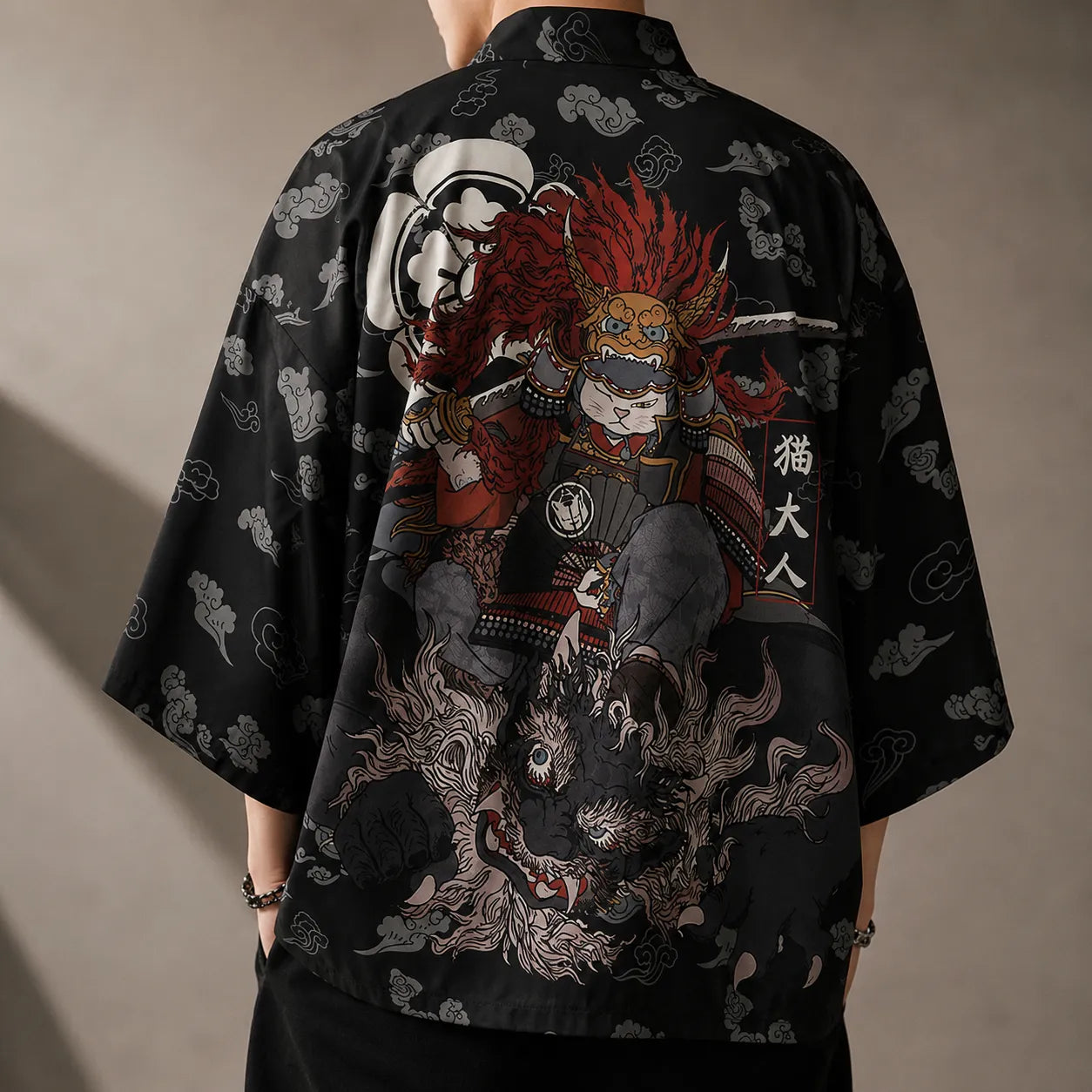 Veste Kimono Neko Samourai