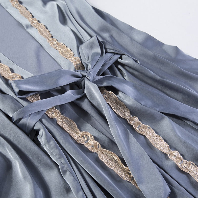 Ensemble Nuisette Kimono Femme Dentelles
