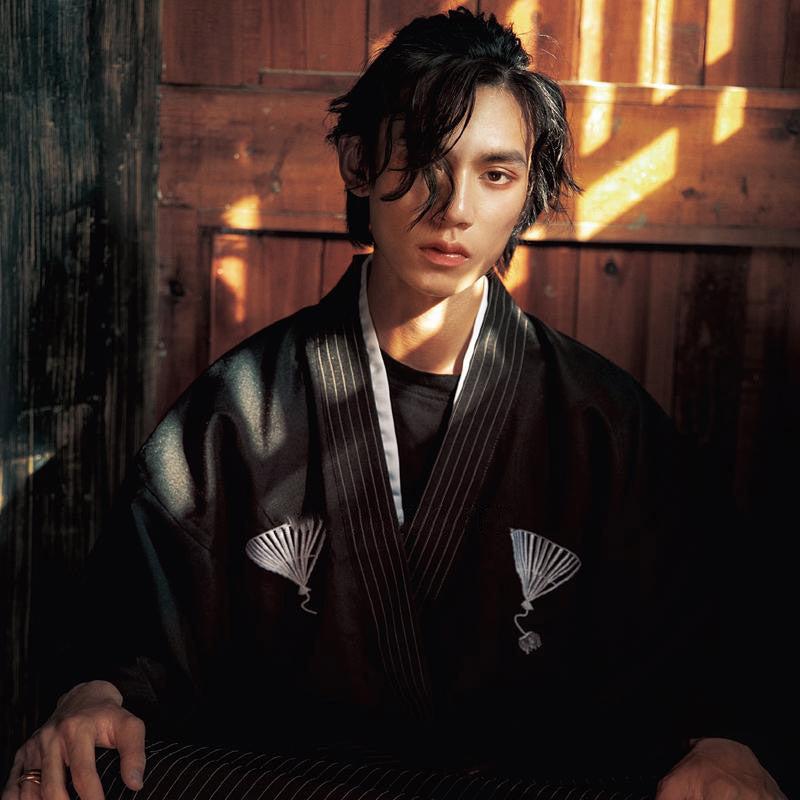 Kimono Homme Noir Samourai