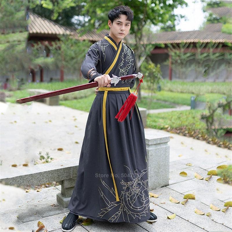 Kimono Japonais Homme Traditionnel Samourai