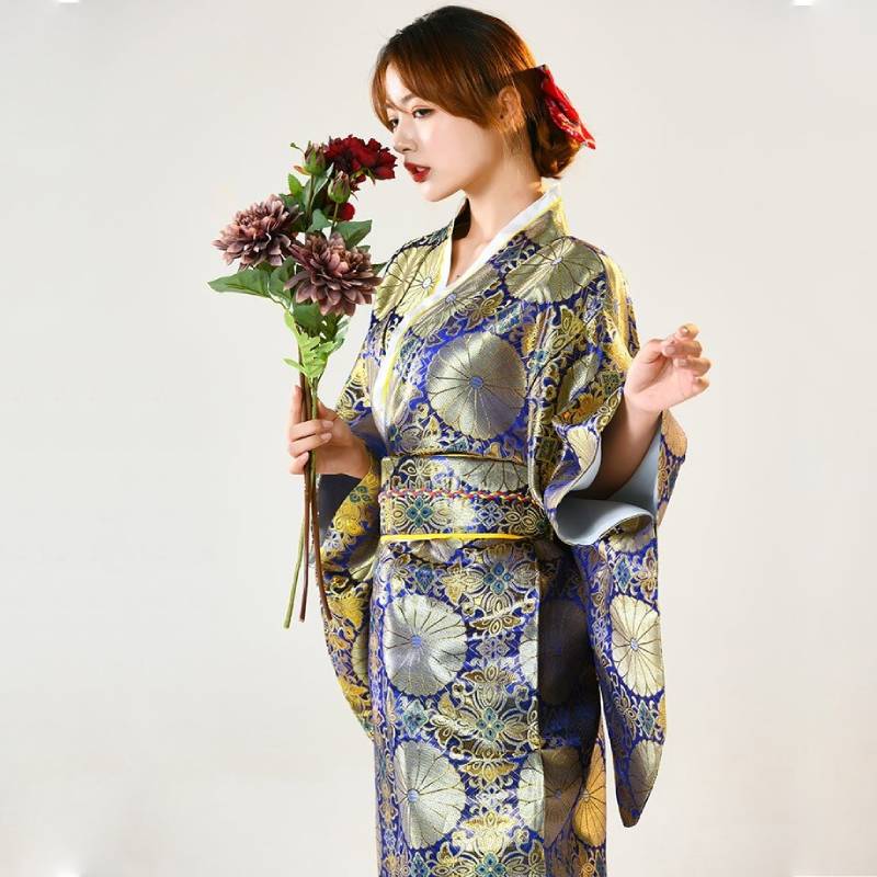 Kimono Japonais Satin