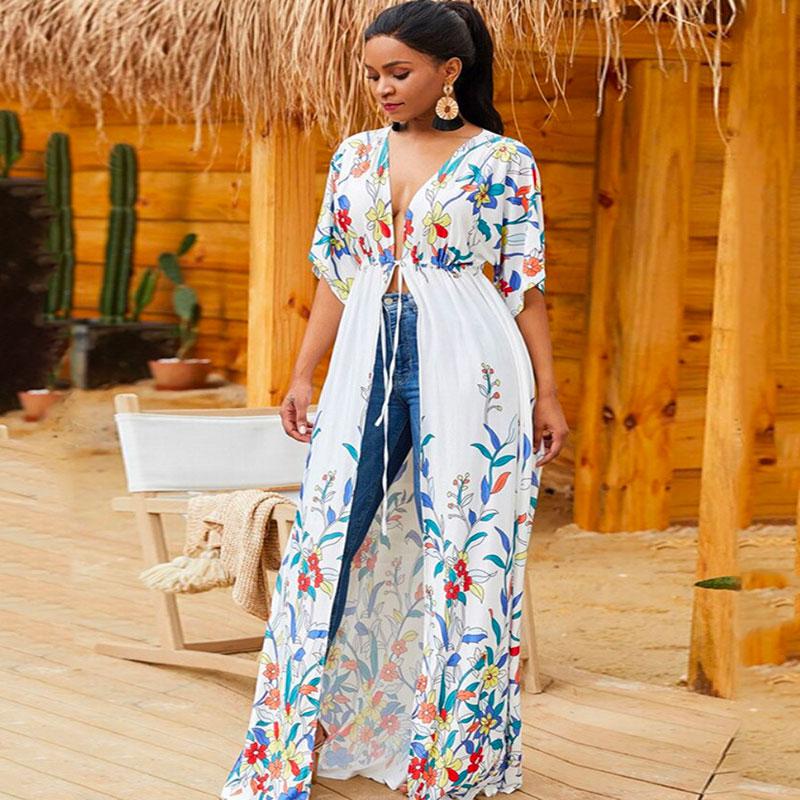 Kimono Long Floral