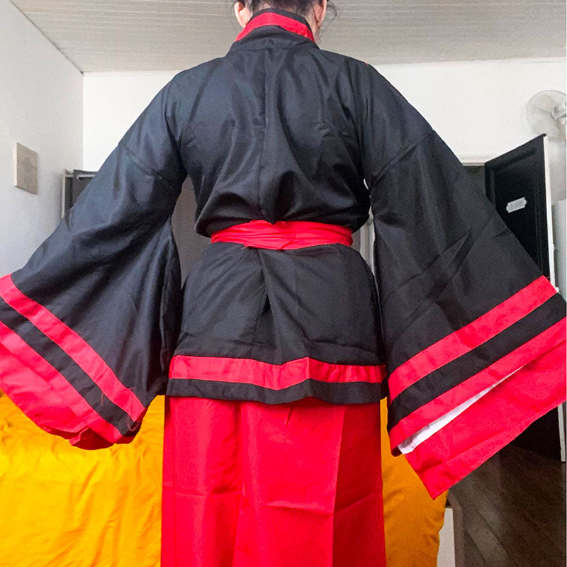 Kimono Traditionnel Chinois Femme Dos