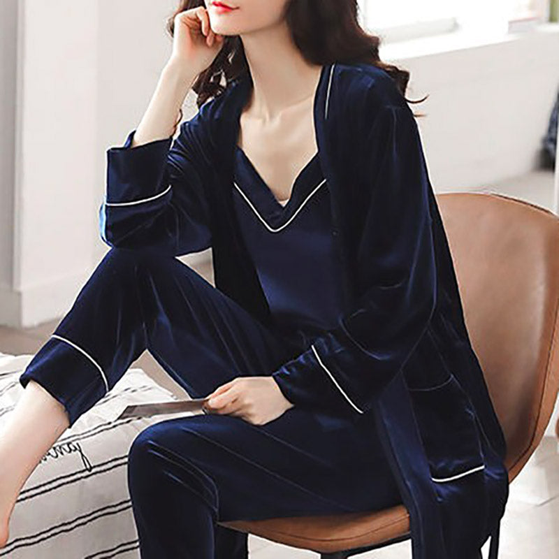 Kimono Velours Pyjama Sexy