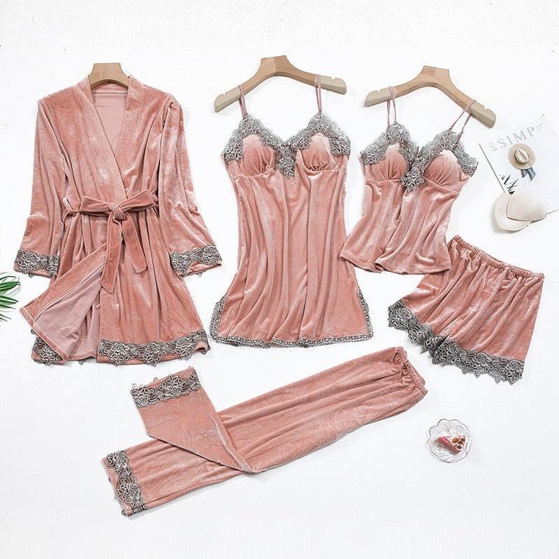 Nuisette Rose Satin Elégant