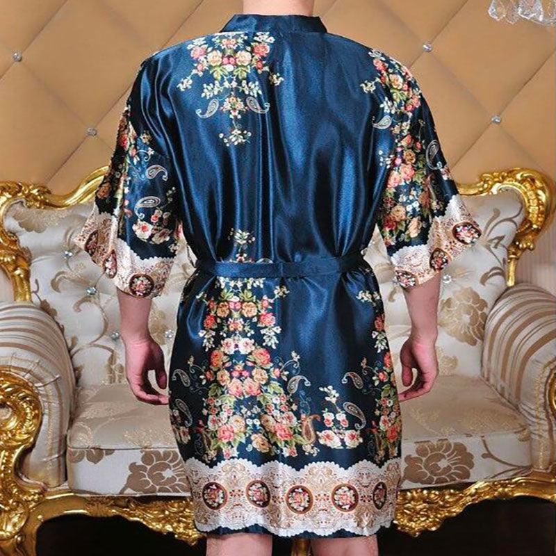 Peignoir Kimono Homme Manches Courtes