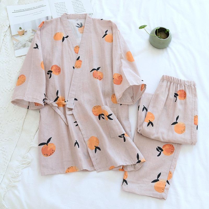 Pyjama Japonais Kimono Léger