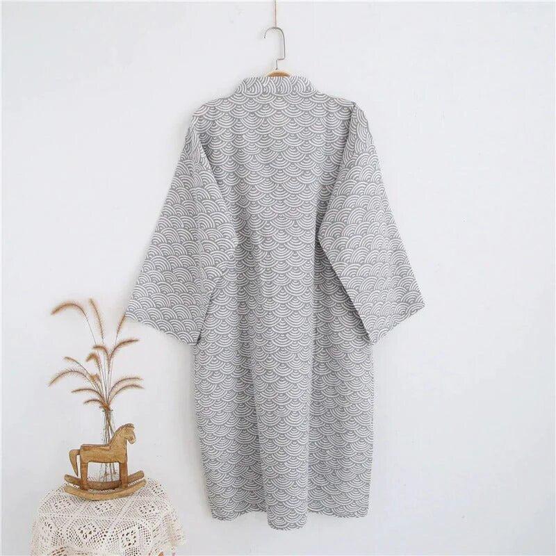 Pyjama Kimono Japonais Vagues