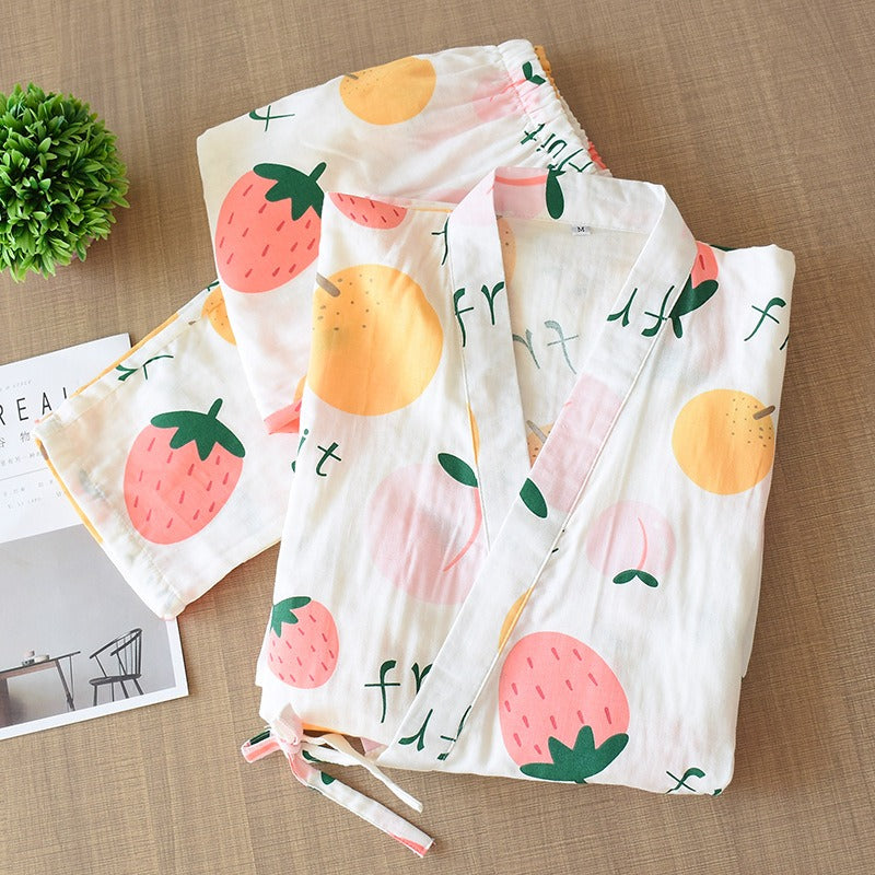 Pyjama Kimono Coton Léger