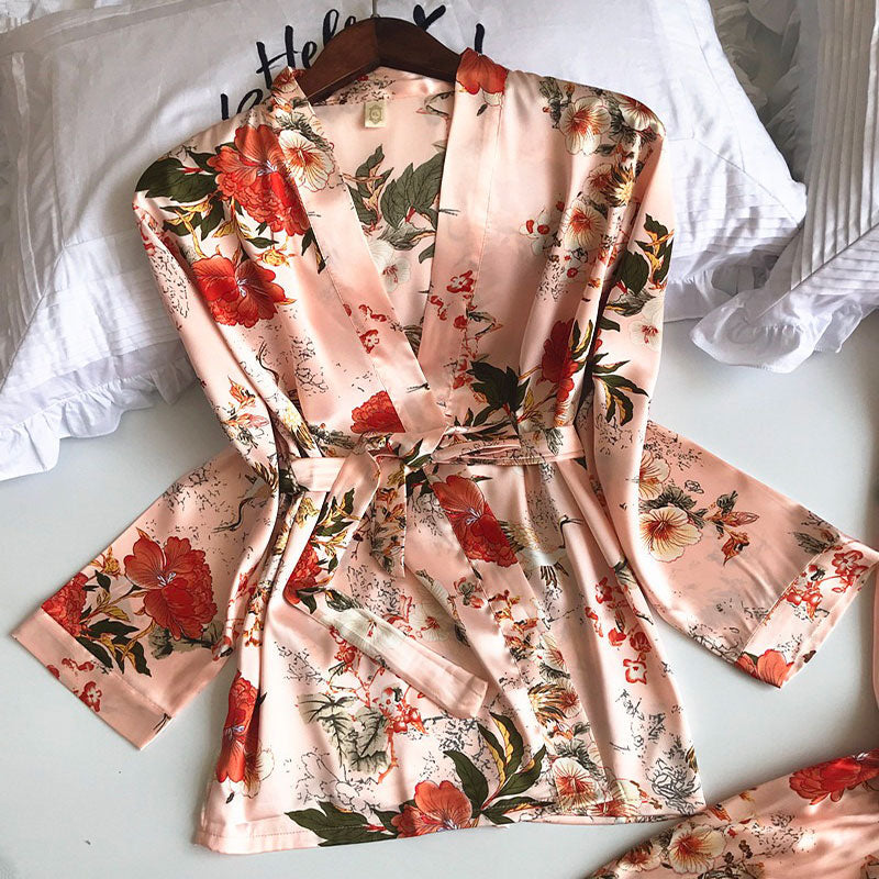 Pyjama Kimono Trois Pièces Léger