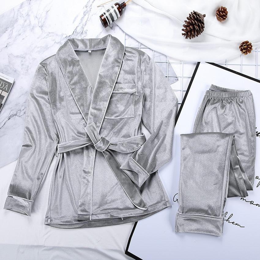Pyjama Kimono d'Hiver Stylé
