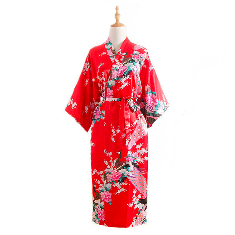 Robe Kimono Rouge Stylé