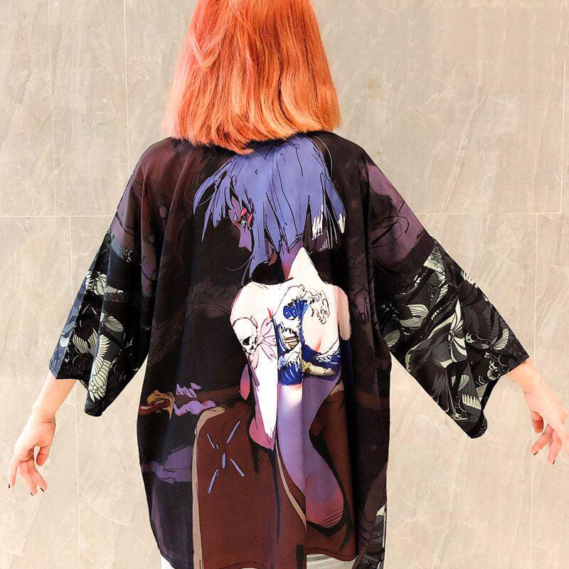 Veste Kimono Femme de l'ombre