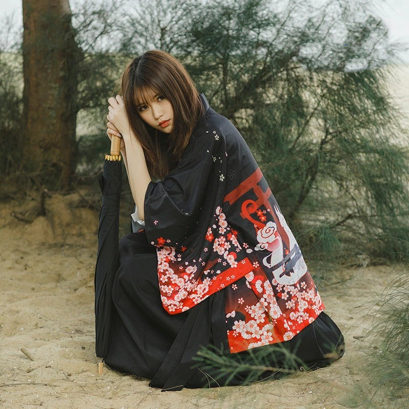 Veste Kimono Yukata Femme Torii