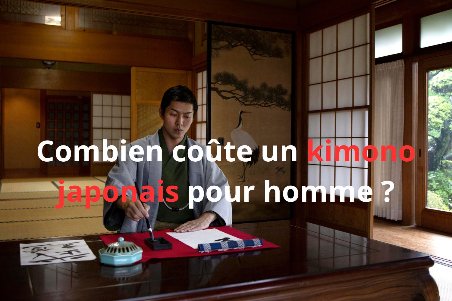 Combien coûte un kimono japonais pour homme 