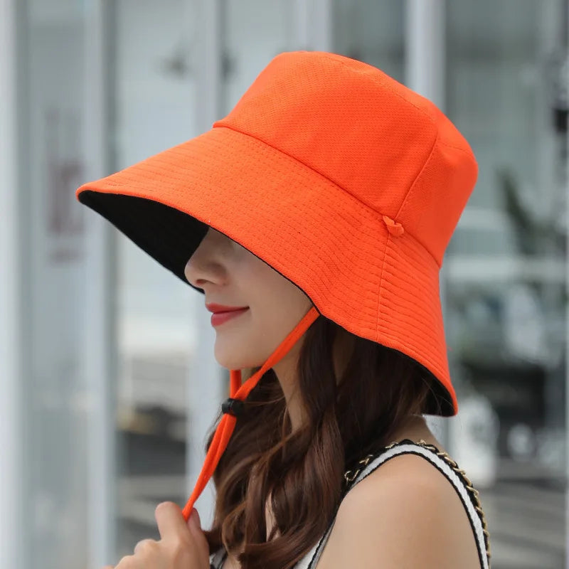 Chapeau Bob Réversible à Ficelle