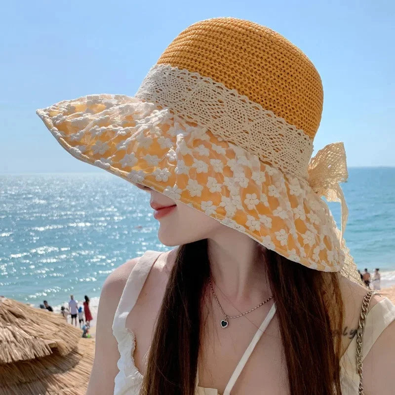Chapeau Stylé à Dentelles