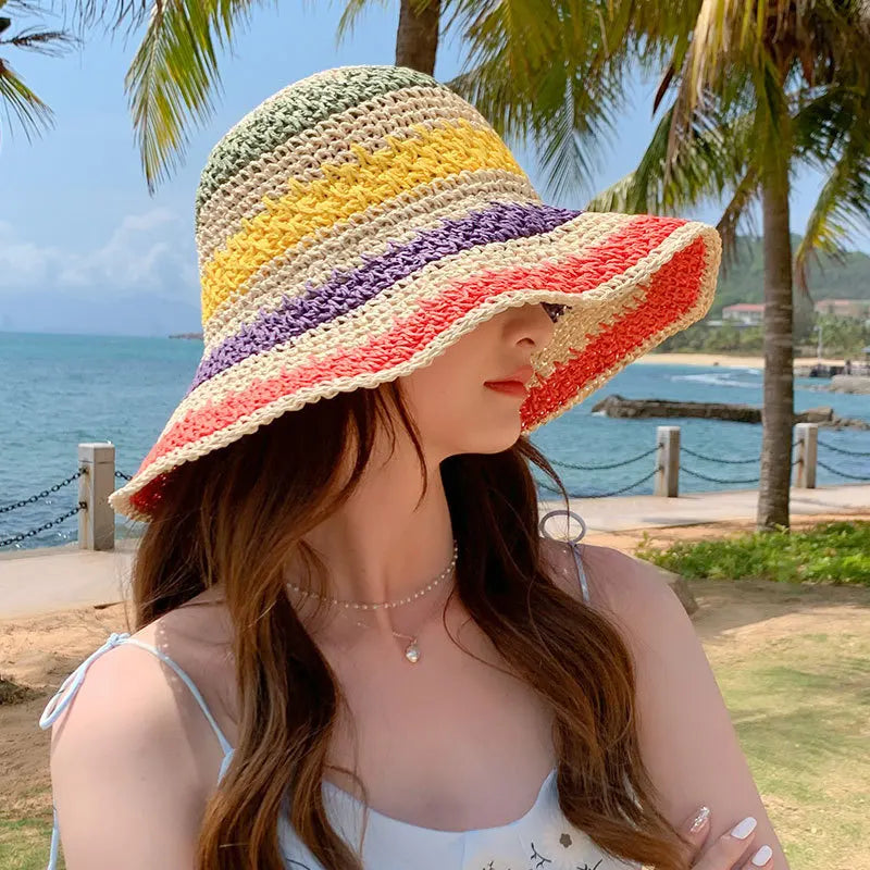 Chapeau de Paille Coloré