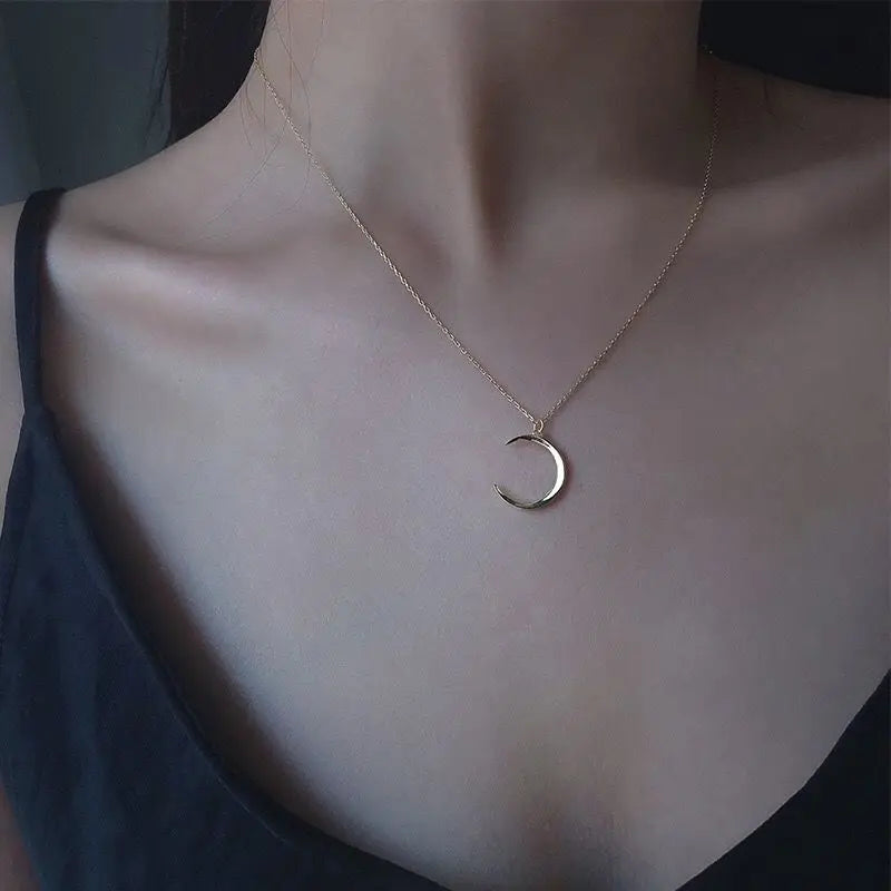 Collier Fin Lune