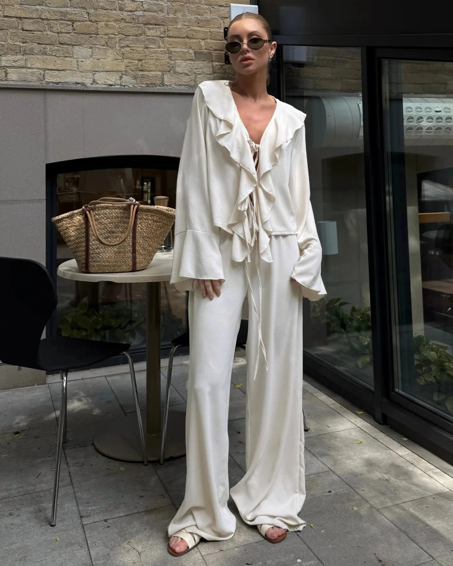 Ensemble Kimono à Froufrous