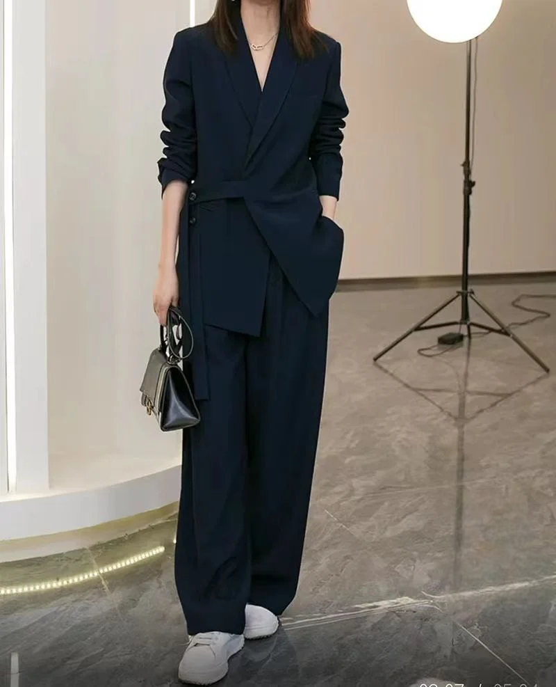 Ensemble Kimono Noir Boutonné