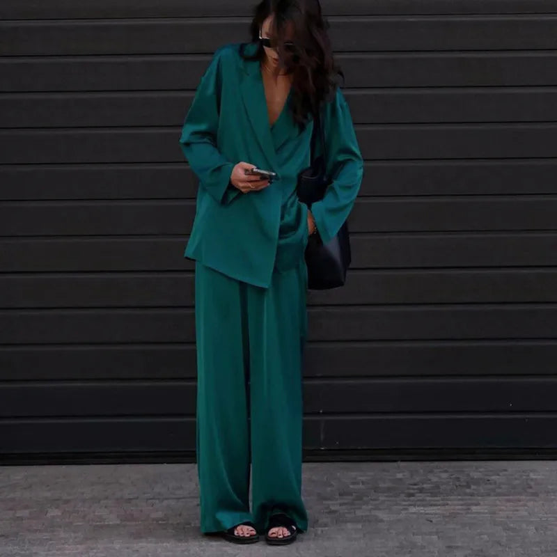 Ensemble Kimono Vert Émeraude