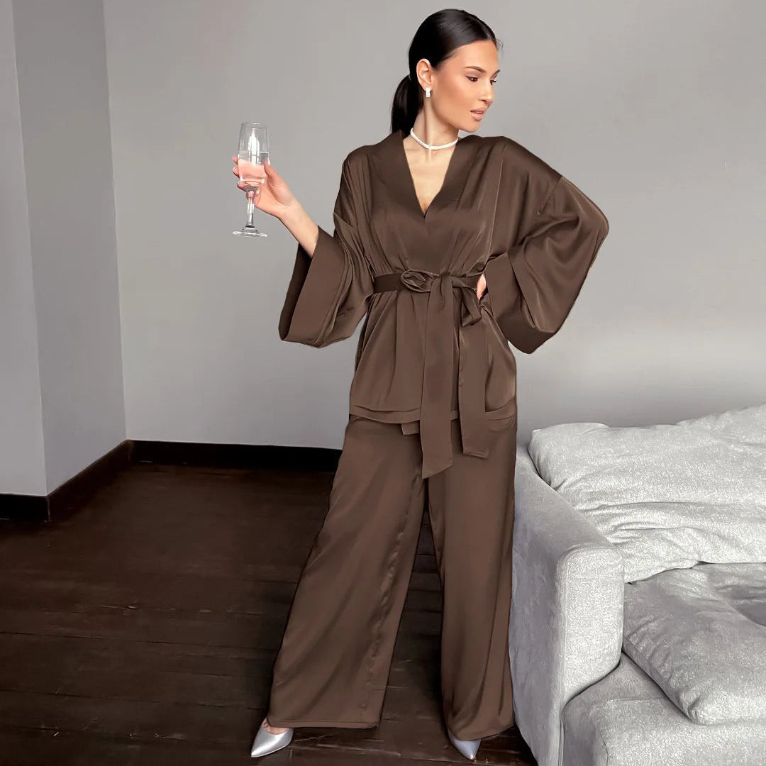 Ensemble Pyjama Kimono Ample Élégant Design