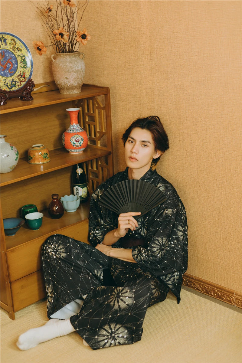 Kimono Long Japonais Traditionnel