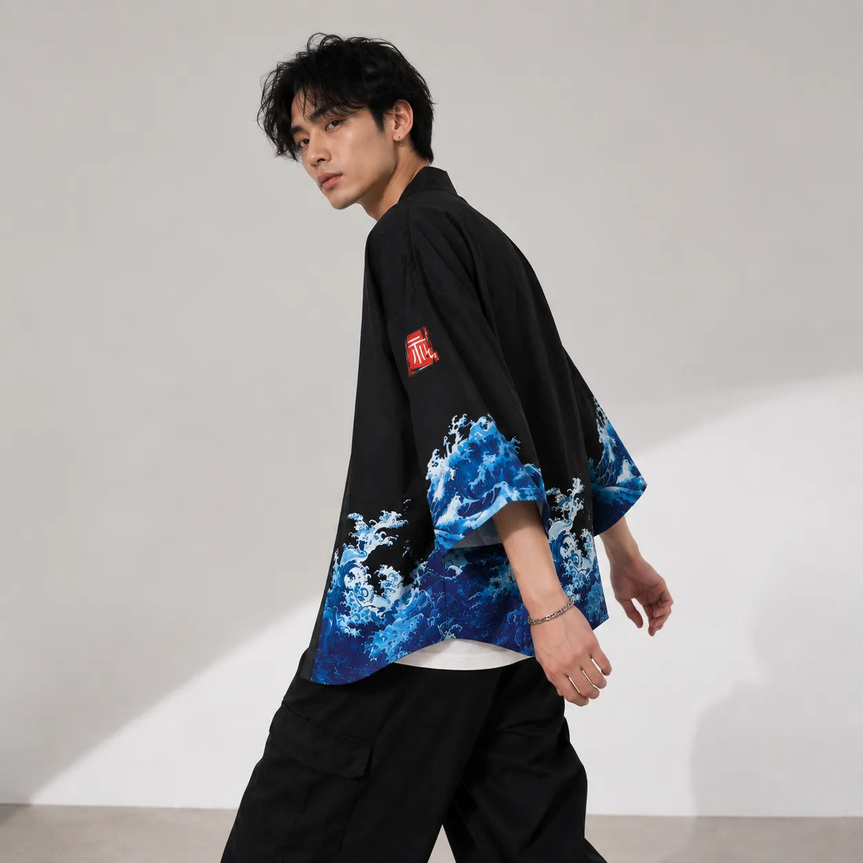 Haori Noir Koï