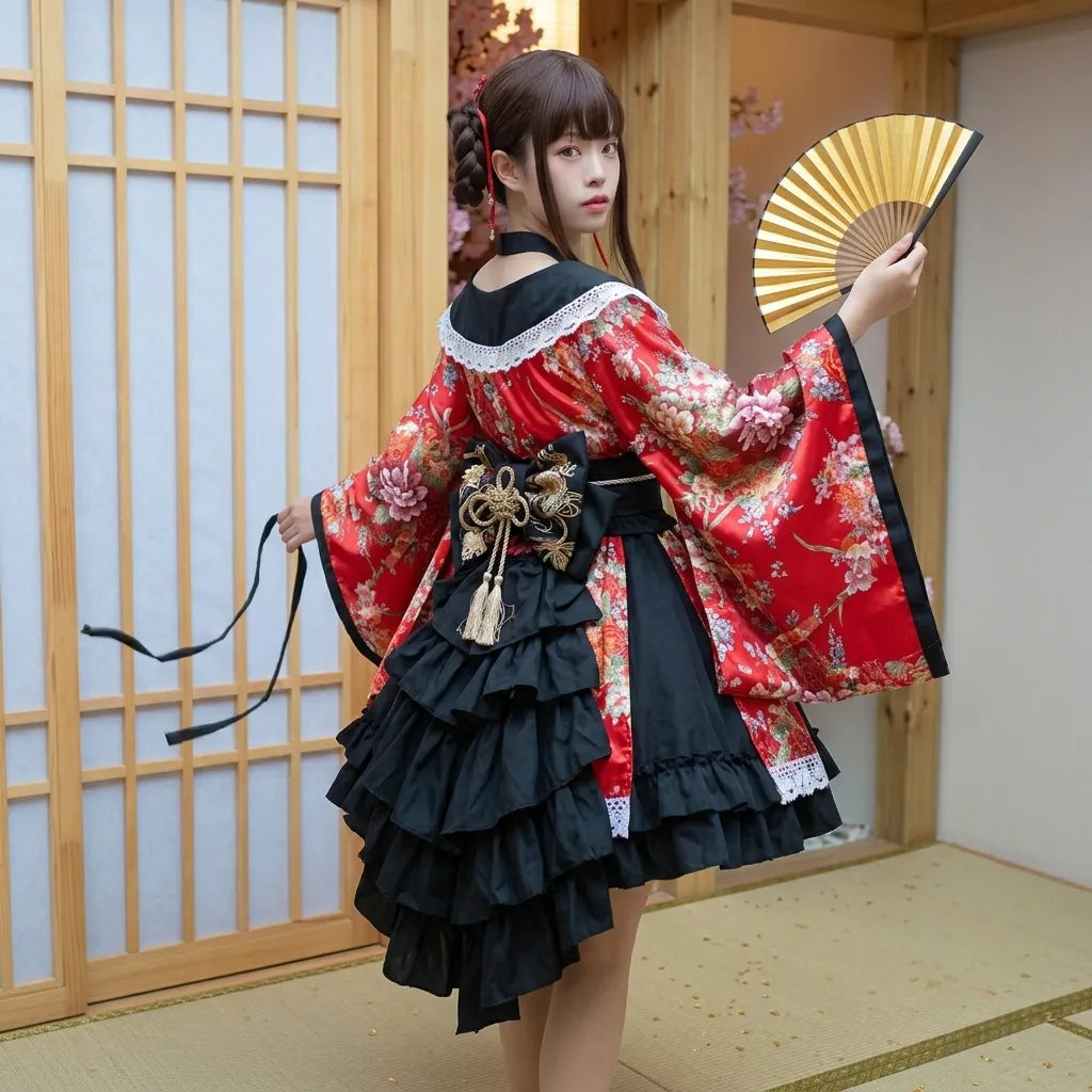 Kimono Court Japonais Lolita Design