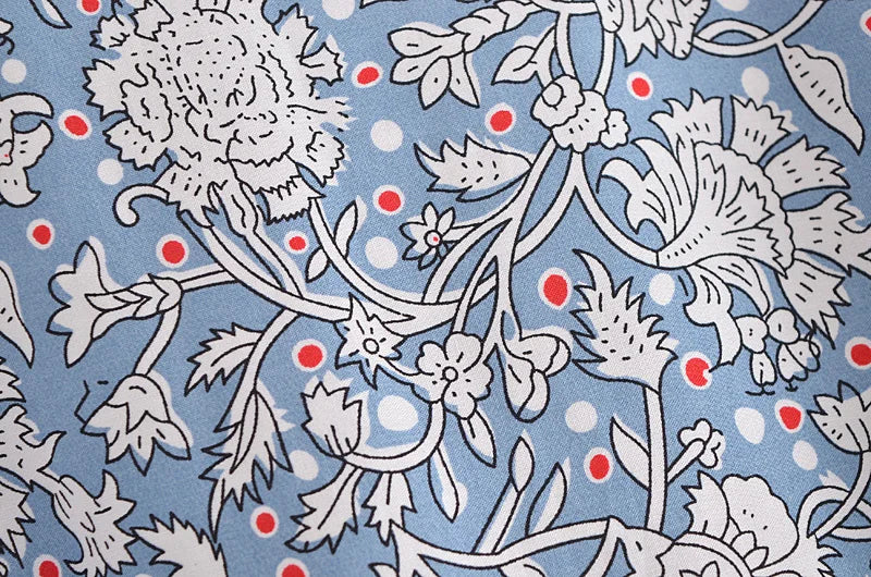 Kimono De Plage Bohème Bleu chic tendance