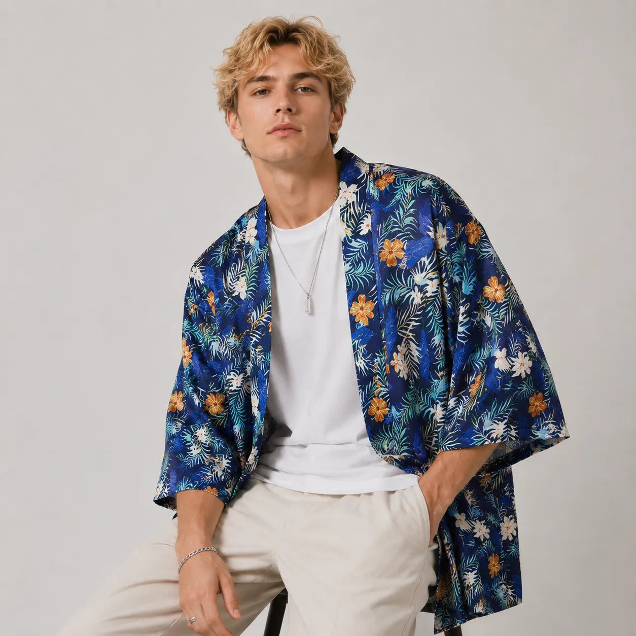 Kimono Fleuri Homme