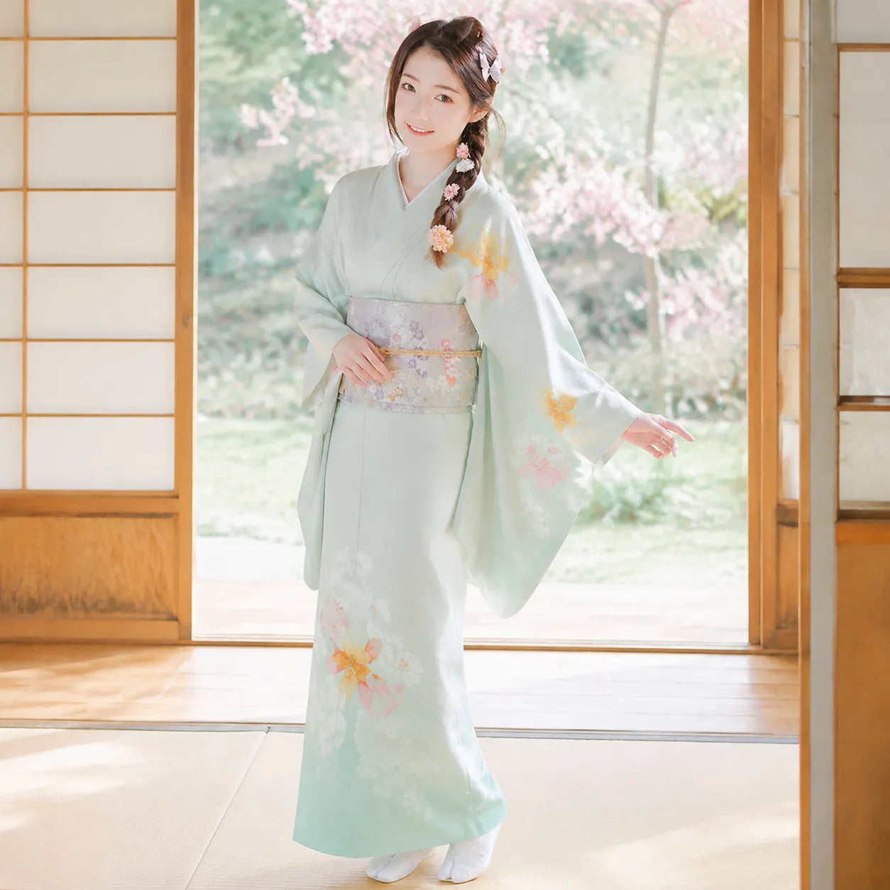 Kimono Japonais Eclatant