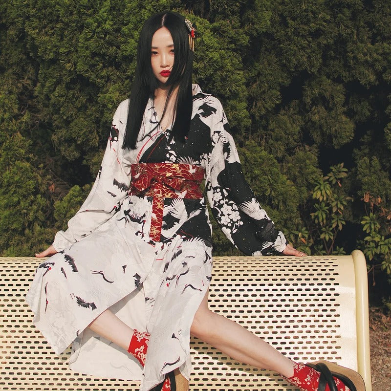 Kimono Japonais Femme Ancien